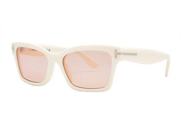Tom Ford FT1085 25Z Ivory/Pink Mirror