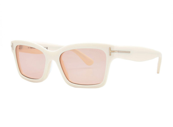 Tom Ford FT1085 25Z Ivory/Pink Mirror