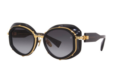 Balmain BRIGITTE BPS-129A Black Crystal/Gold/Dark Grey Gradient AR