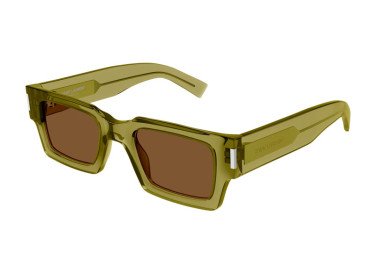 Saint Laurent SL572 008 Transparent Green/Brown