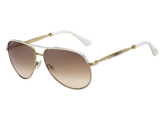 Jimmy Choo JEWLY/S 0150 00 Rose Gold Ivory / Brown Gradient