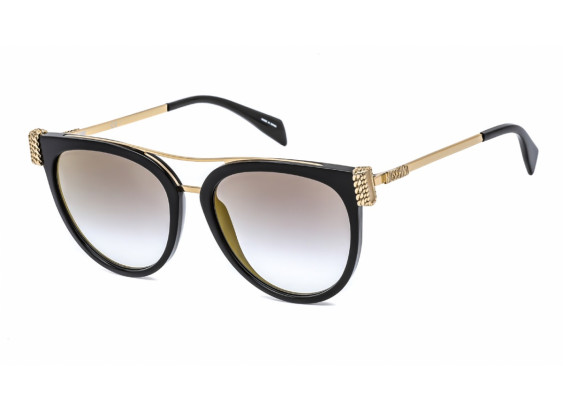 Moschino MOS023/S 0807FQ Black/Grey Gradient Gold Mirror
