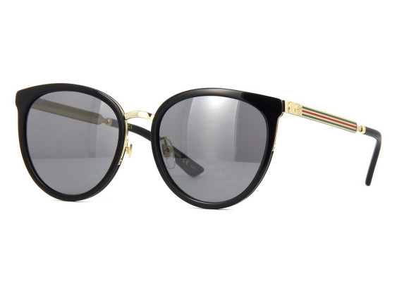 Gucci GG0077SK 006 Black/Silver