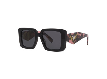 Prada PR23YSF 1AB5S0 Shiny Black/Dark Grey