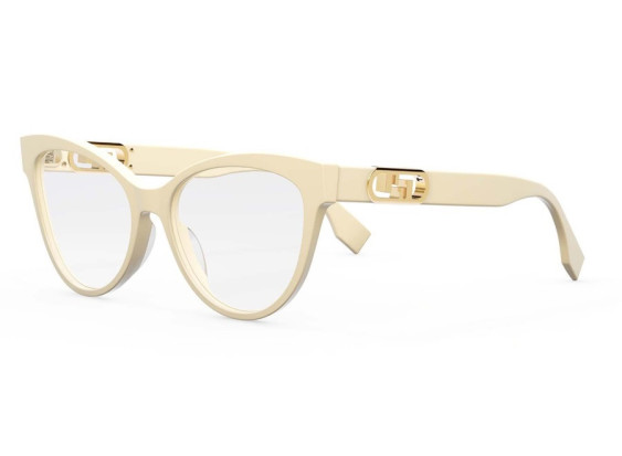Fendi FE50026I 025 Solid Ivory 53mm