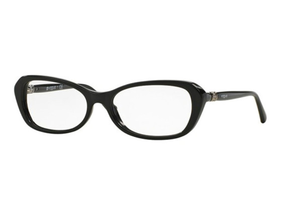 Vogue VO2960-B W44 Shiny Black 52mm