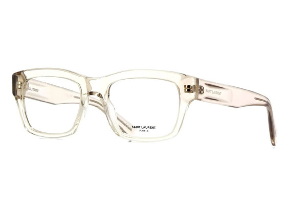 Saint Laurent SL616 004 Transparent Beige 53mm