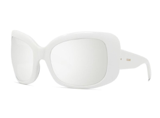Celine CL40224I 25C White/Silver Mirror
