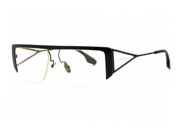 Victoria Beckham VB250S 001 Black/Gold/Transparent