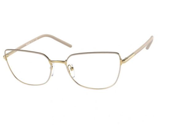 Prada PR59YV 06I1O1 Beige Brown Gold 53mm