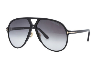 Tom Ford FT1061 01B Shiny Black/Smoke Gradient