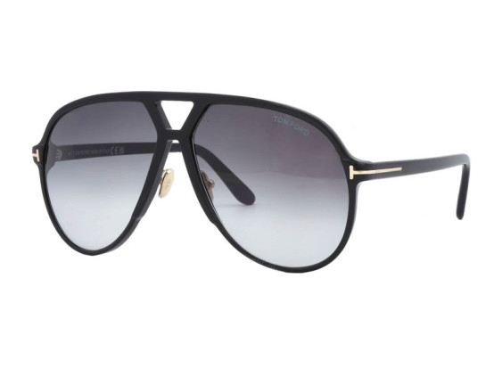 Tom Ford FT1061 01B Shiny Black/Smoke Gradient