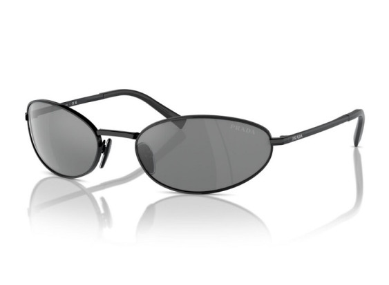 Prada PRA59S 1AB60G Black/Grey Mirror Silver
