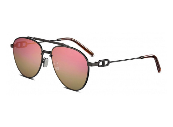 Dior CD LINK R1U H4L2 Gunmetal/Pink to Gold Gradient Mirror