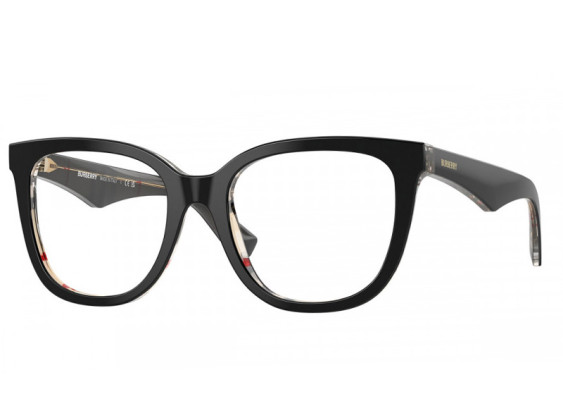 Burberry BE2415 4121 Top Black On Vintage Check 53mm