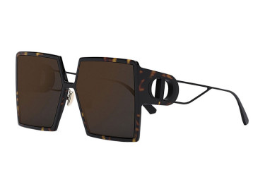 Dior 30MONTAIGNE SU 20A5 Dark Havana/Grey Mirror