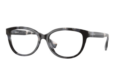 Burberry BE2357 3983 Top Check/Striped Havana 54mm