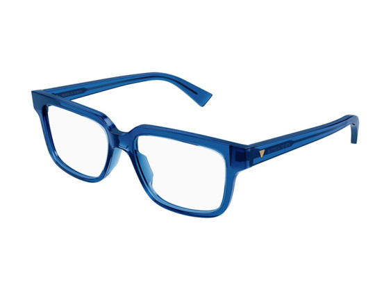 Bottega Veneta BV1256O 008 Shiny Blue 56mm