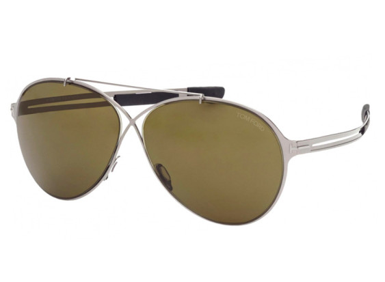 Tom Ford FT0828 14J Shiny Light Ruthenium/Roviex