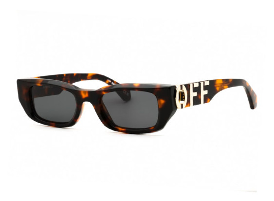 Off-White OERI124 FILLMORE 6007 Havana/Dark Grey