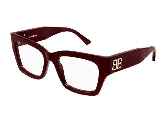 Balenciaga BB0325O 004 Burgundy 52mm
