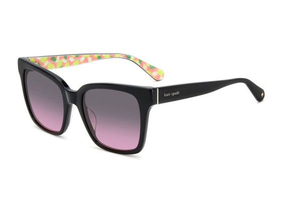 Kate Spade HARLOW/G/S 0807 FF Black/Grey Fuchsia Gradient
