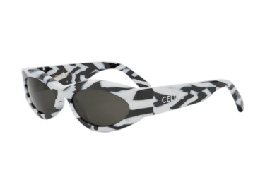 Celine CL40288I 04A Black and White Zebra/Grey
