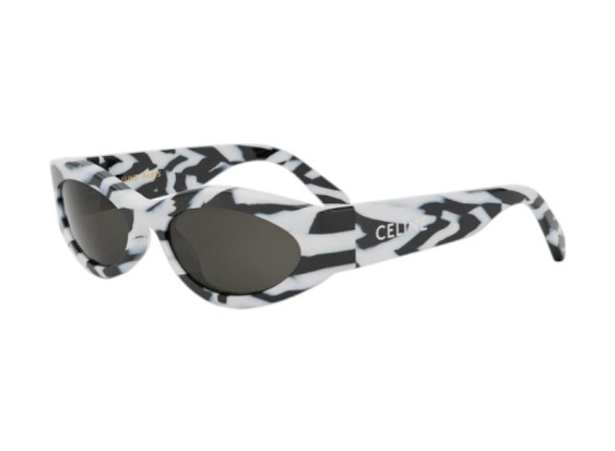 Celine CL40288I 04A Black and White Zebra/Grey