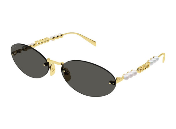 Gucci GG1922S 001 Gold with White Pearl/Grey
