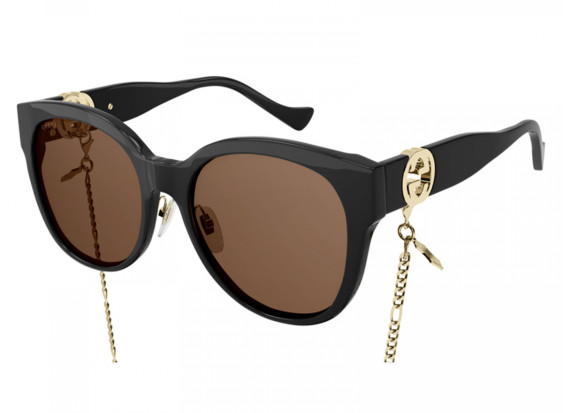 Gucci GG1028SK 004 Black/Brown