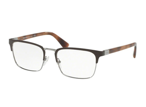 Prada PR54TV USF1O1 Brown/Gunmetal 53mm