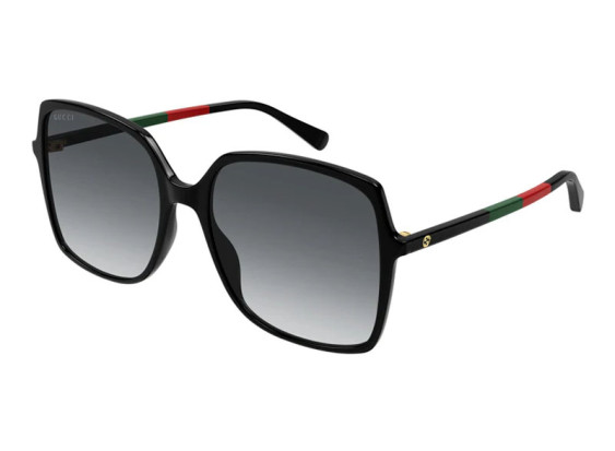 Gucci GG0544S 007 Shiny Black/Grey Gradient