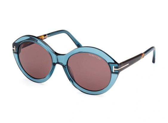 Tom Ford FT1088 90E Shiny Blue/Brown Gradient