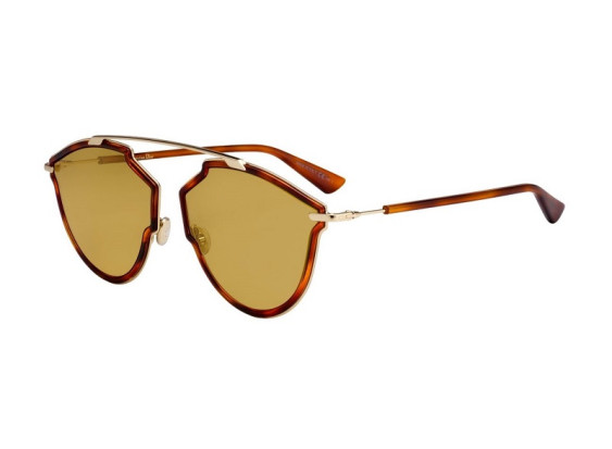 Dior DIORSOREALRISE 06J 70 Gold/Havana/Light Brown