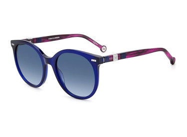 Carolina Herrera CH 0046/S 0WOI 08 Transparent Dark Blue/Gradient Blue