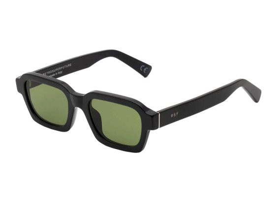 RETROSUPERFUTURE CARO BLACK MATTE HIW Matte Black/Green