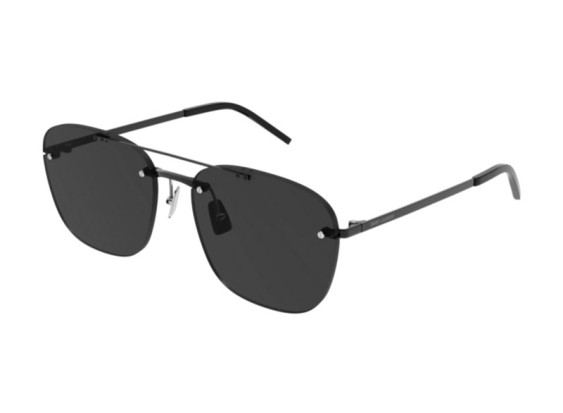 Saint Laurent SL309 RIMLESS 001 Black/Black