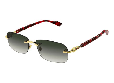 Gucci GG1221S 006 Gold/Grey Gradient