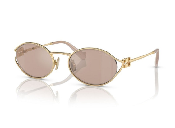 Miu Miu MU52YS ZVN20F Pale Gold/Pink Gold Mirror