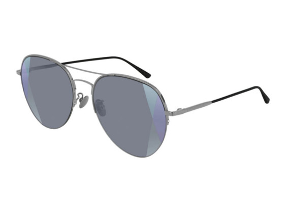 Bottega Veneta BV0247S 005 Ruthenium/Black/Grey