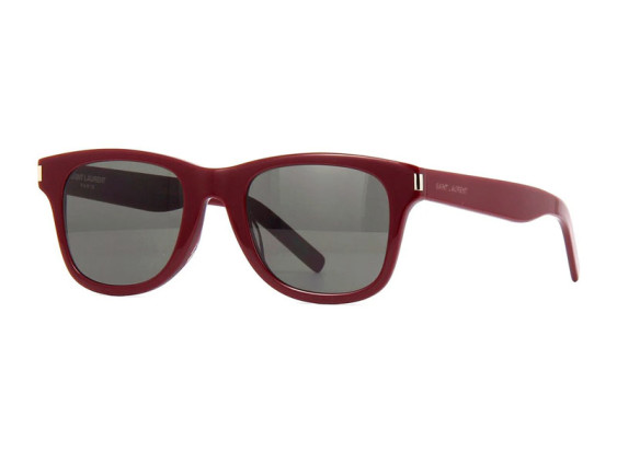 Saint Laurent SL 51 B SLIM 004 Burgundy/Grey