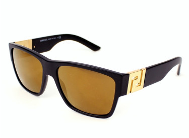 Versace VE4296 5079/5A Matte Black/Brown with Gold Mirror