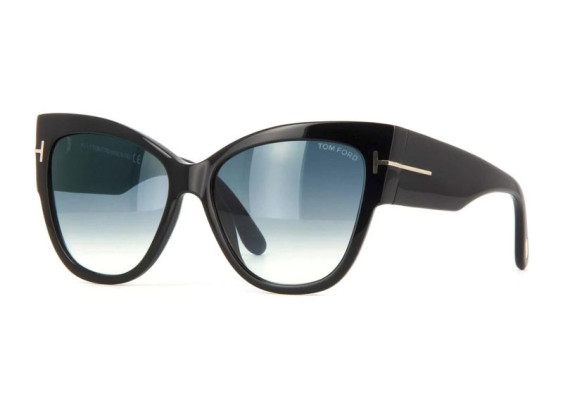 Tom Ford FT0371 01B Shiny Black/Gradient Grey