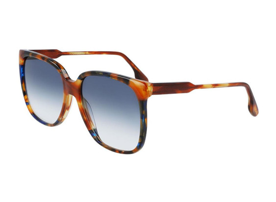 Victoria Beckham VB610SCB 212 Blue Havana Brown/Blue Gradient