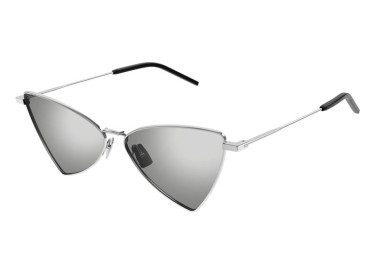 Saint Laurent SL303 JERRY 010 Silver/Grey with Silver Mirror