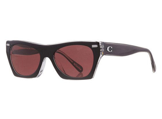 Coach HC8389U 572875 Black/Clear/Violet