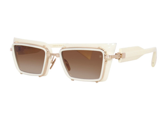 Balmain ADMIRABLE BPS-130C Bone/White Gold/Dark Brown AR