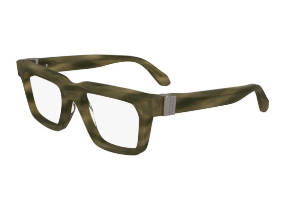 Salvatore Ferragamo SF2995 319 Striped Khaki 52mm