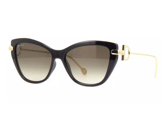 Salvatore Ferragamo SF928S 001 Black/Gold/Brown Gradient