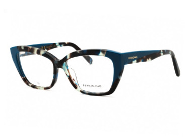Salvatore Ferragamo SF2938N 414 Blue Havana/Deep Turquoise 53mm